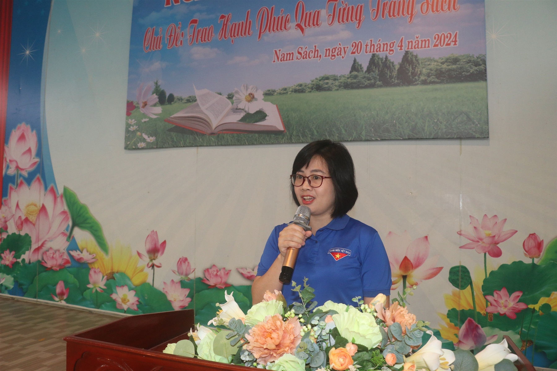 Đồng chí Phùng Thị Mai Anh phát biểu khai mạc