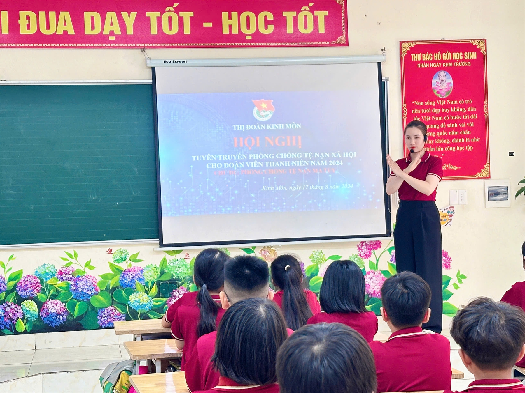 Thị đoàn - Hội đồng Đội thị xã triển khai Luật trẻ em